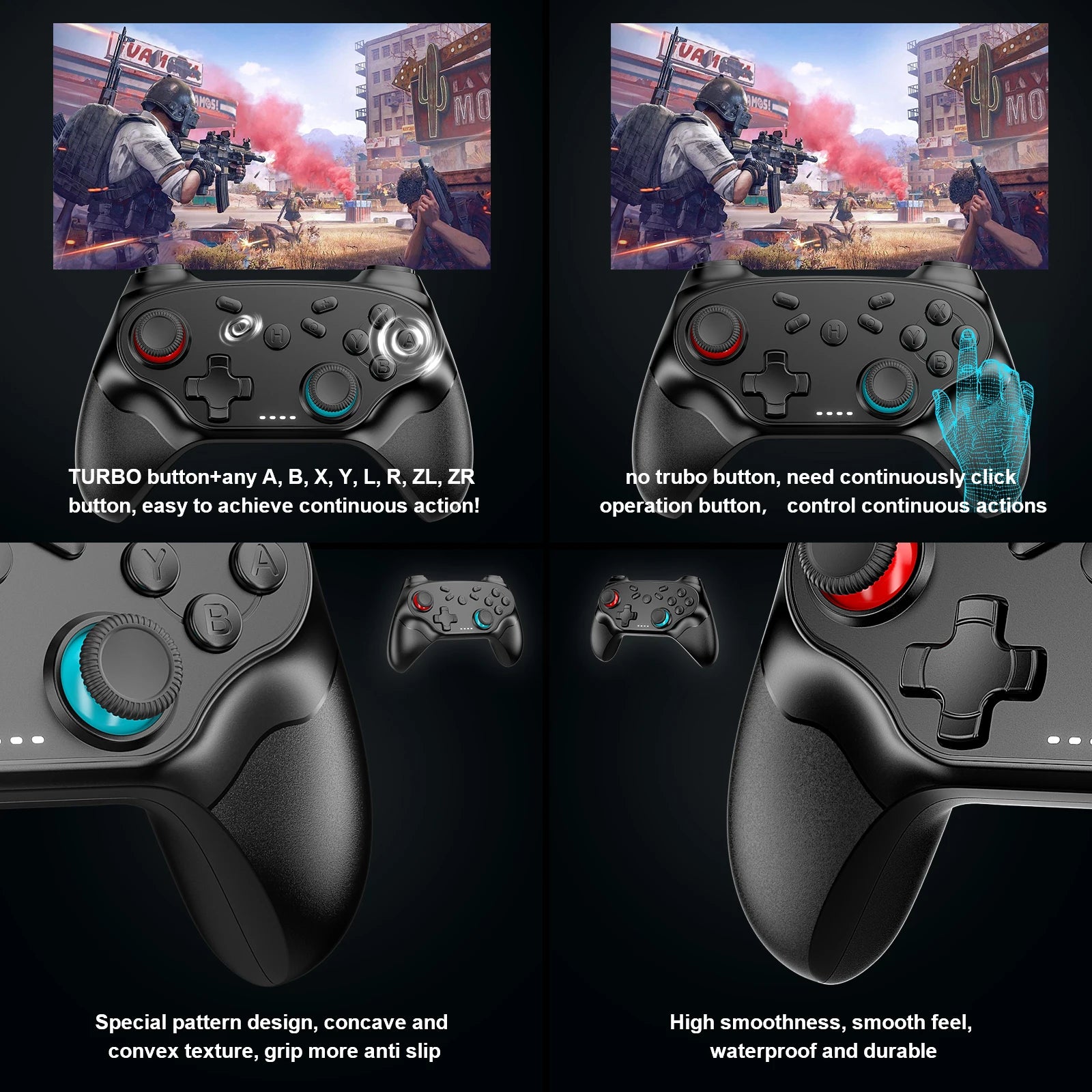 GAMROMBO Wireless Switch Gaming Controller