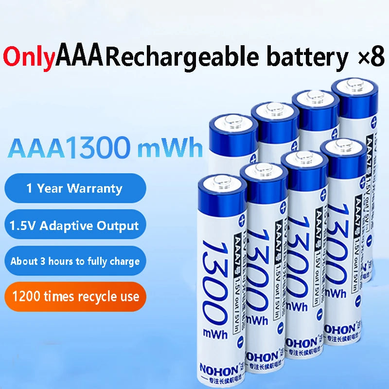 Rechargeable AA AAA Batteries
