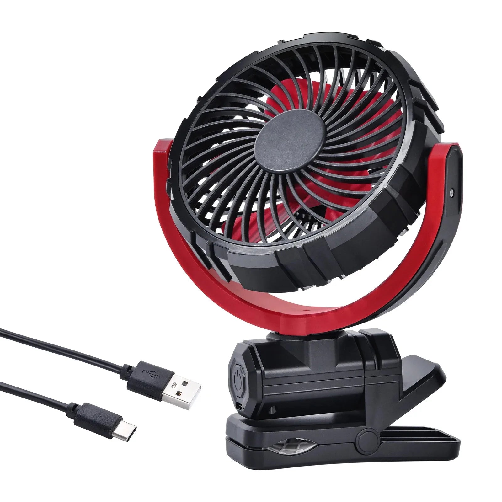 Rechargeable 900° Clip Fan