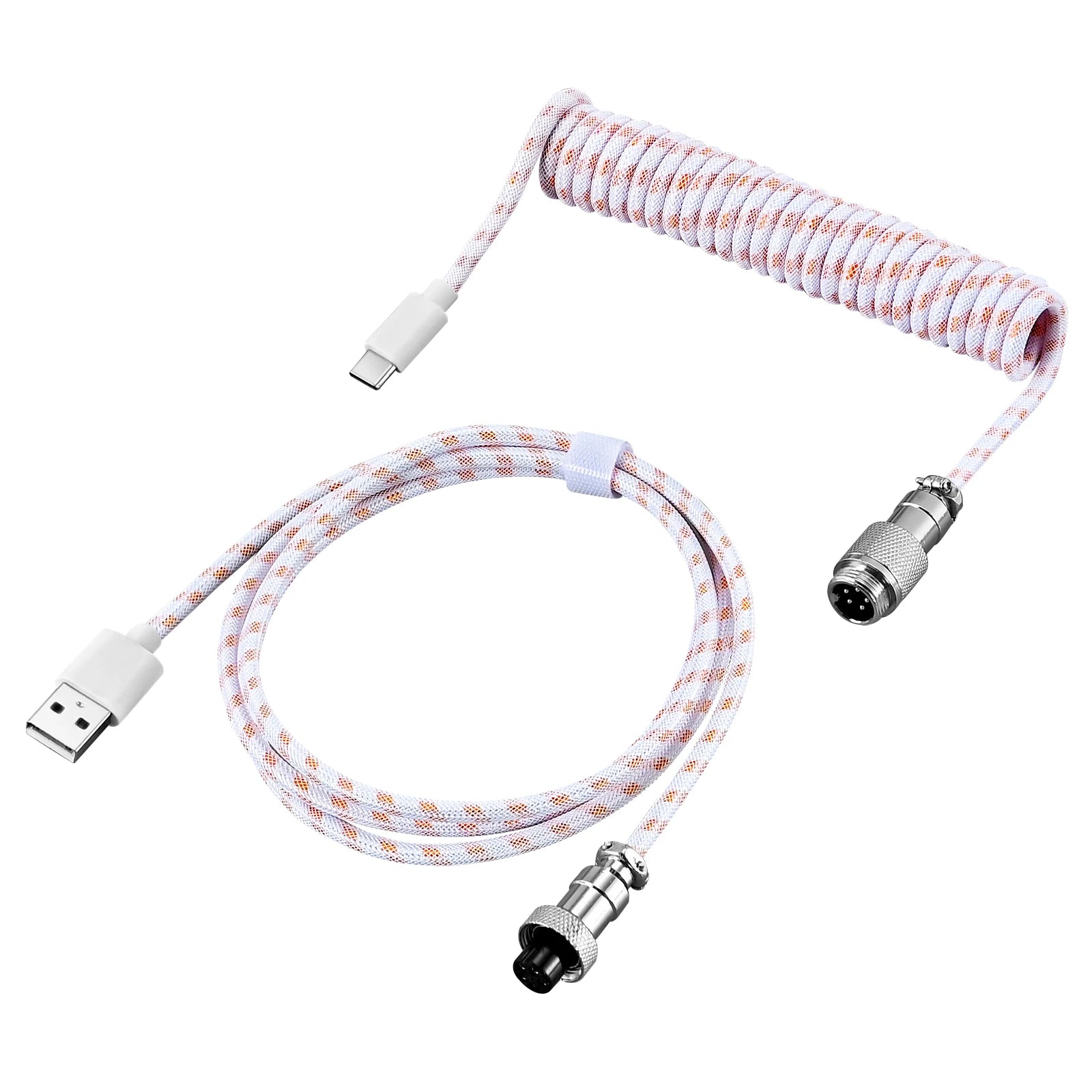 Coiled USB-C Keyboard Cable