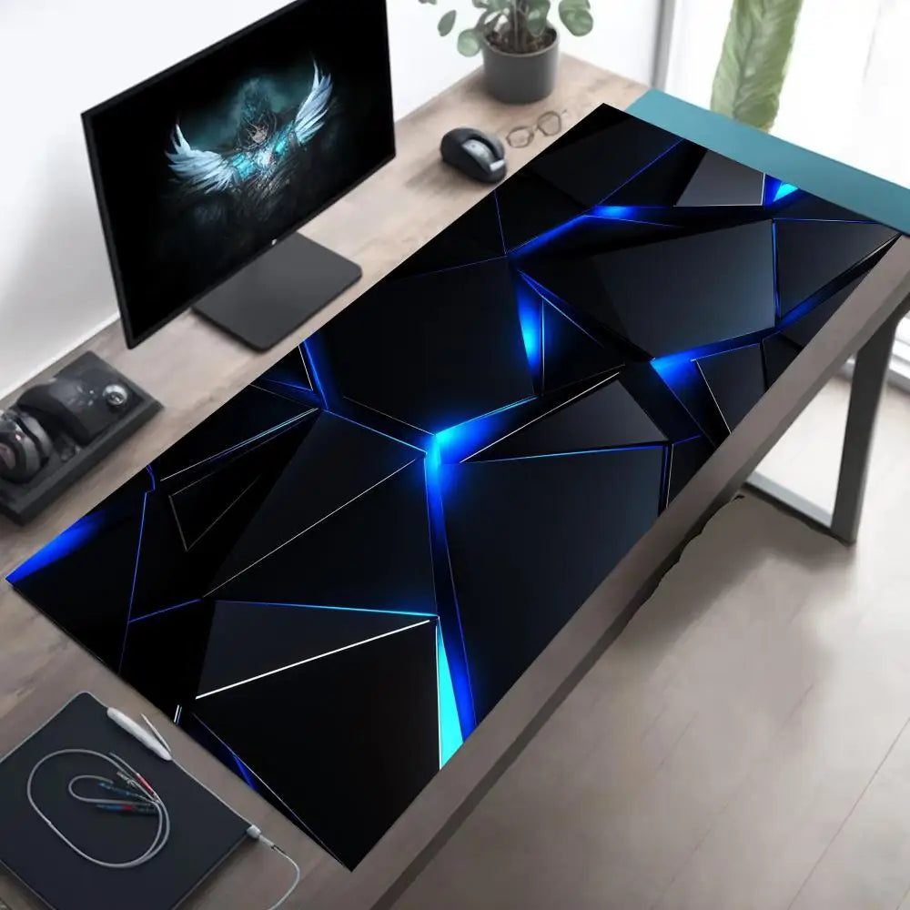 Geometric Non-Slip Gaming Mousepad