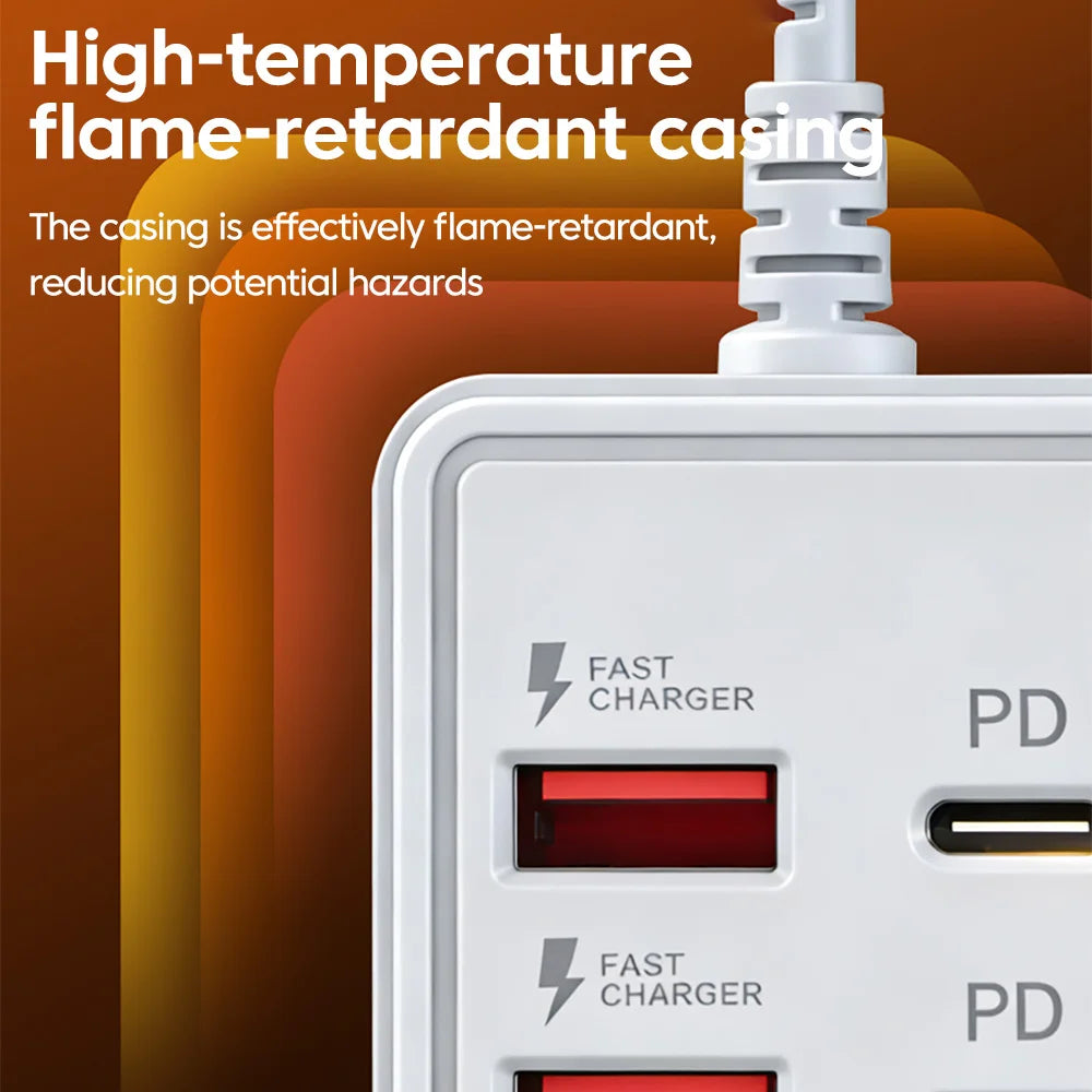 12-Port USB Charging Station