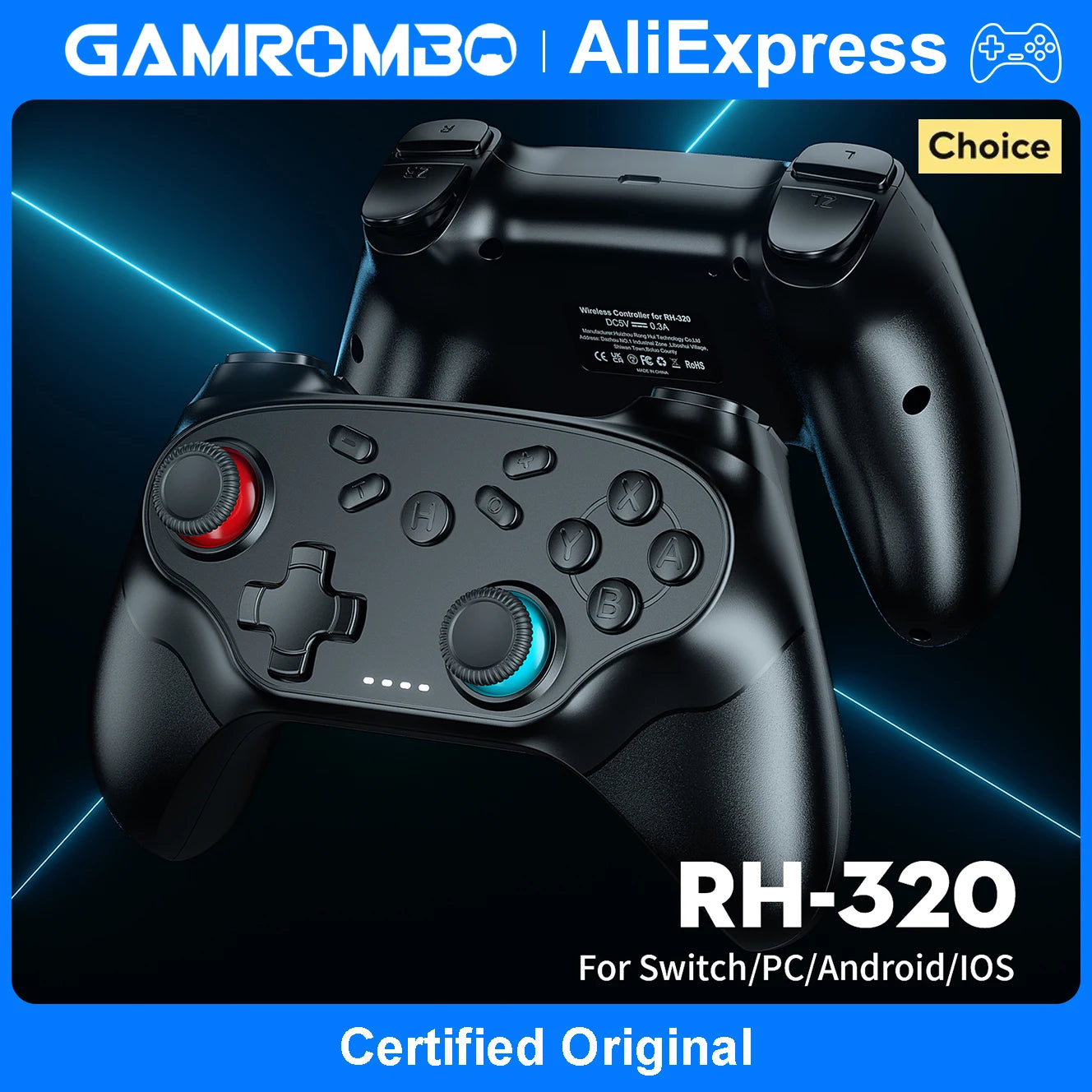 GAMROMBO Wireless Switch Gaming Controller