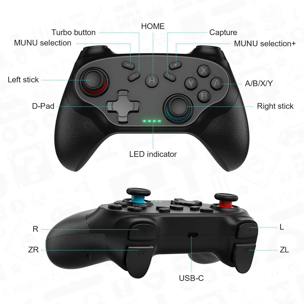 GAMROMBO Wireless Switch Gaming Controller