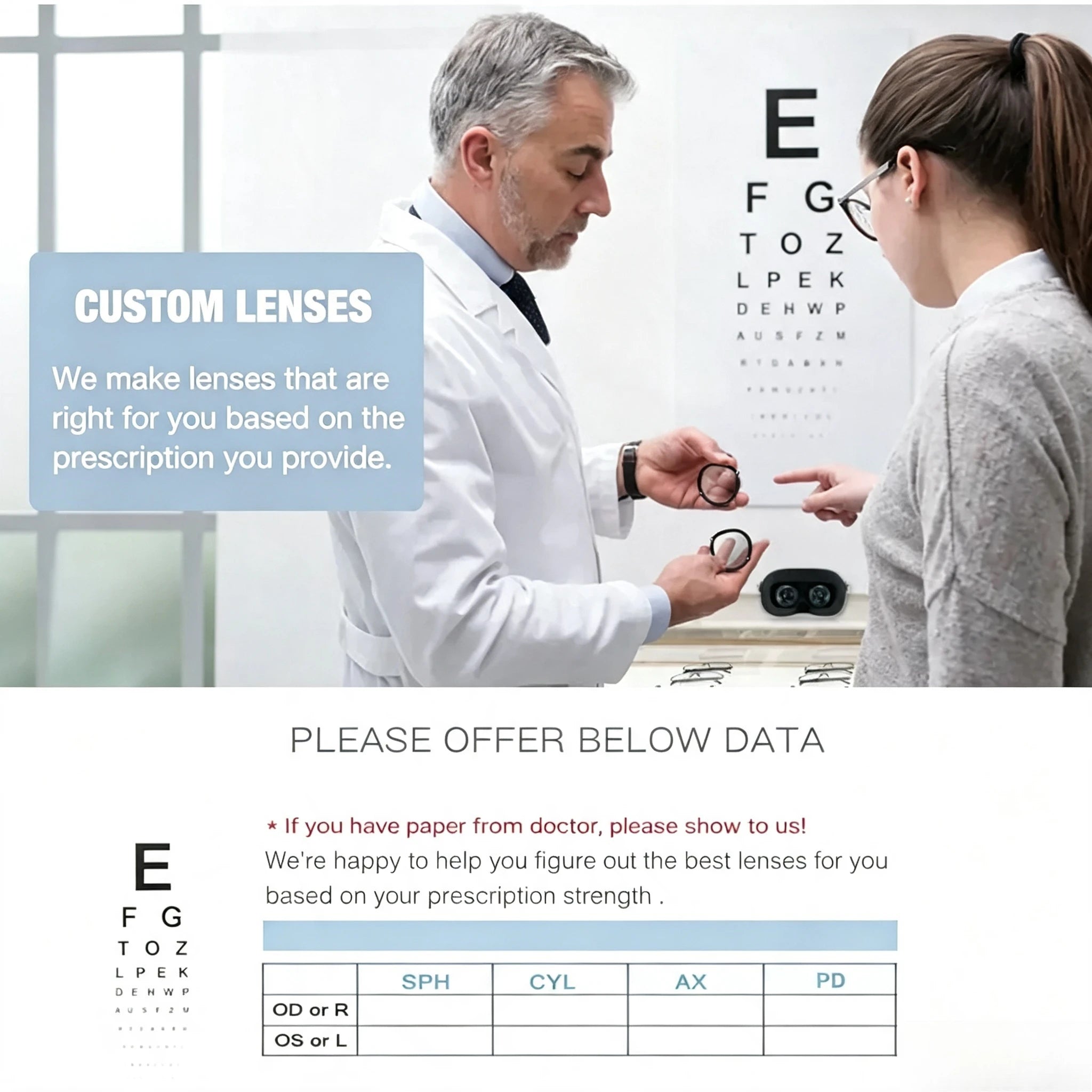 Quest Magnetic Prescription Lenses