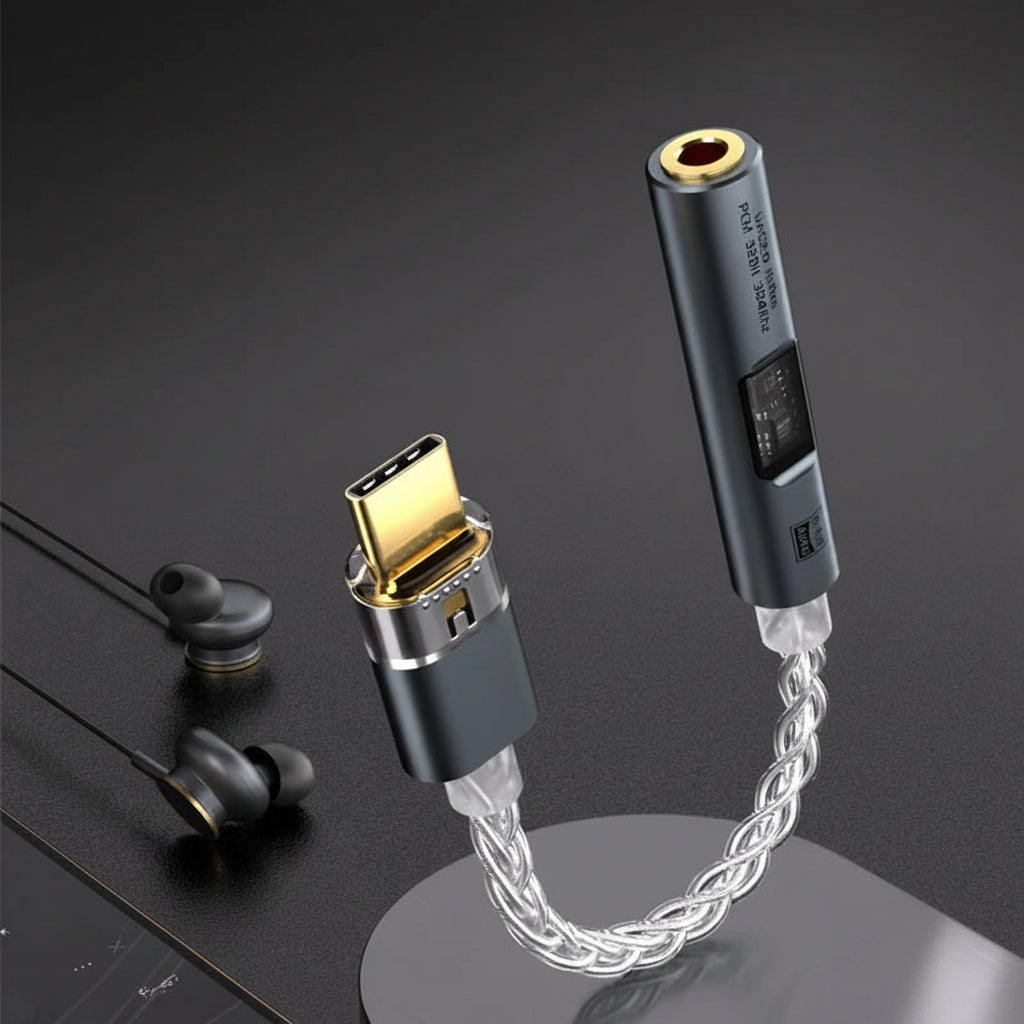 USB-C HiFi DAC Audio Adapter