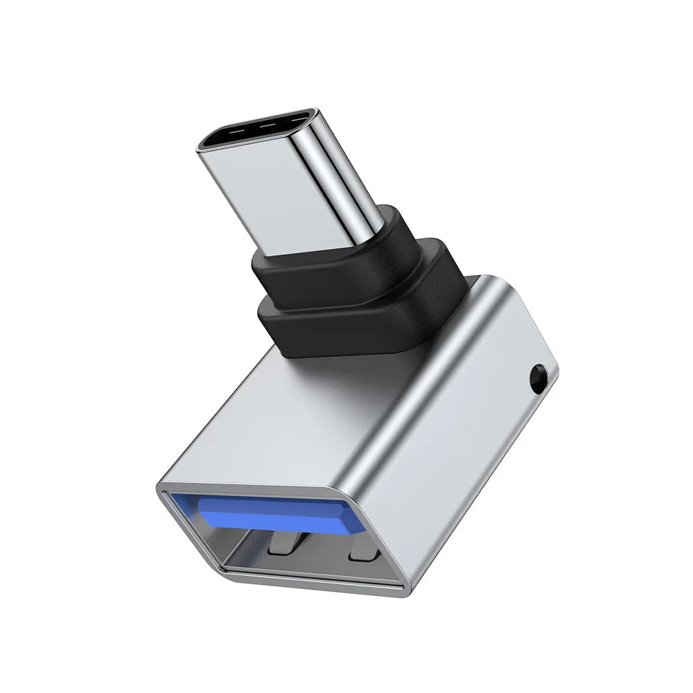 Right-Angle USB-C Female Adapter