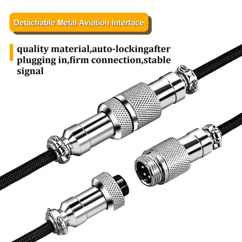 Coiled USB-C Keyboard Cable
