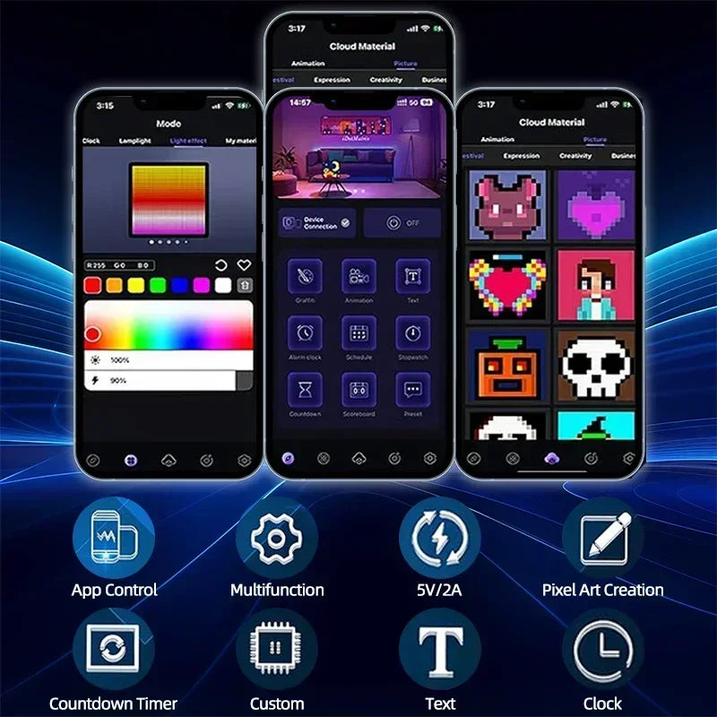 Programmable LED Pixel Display