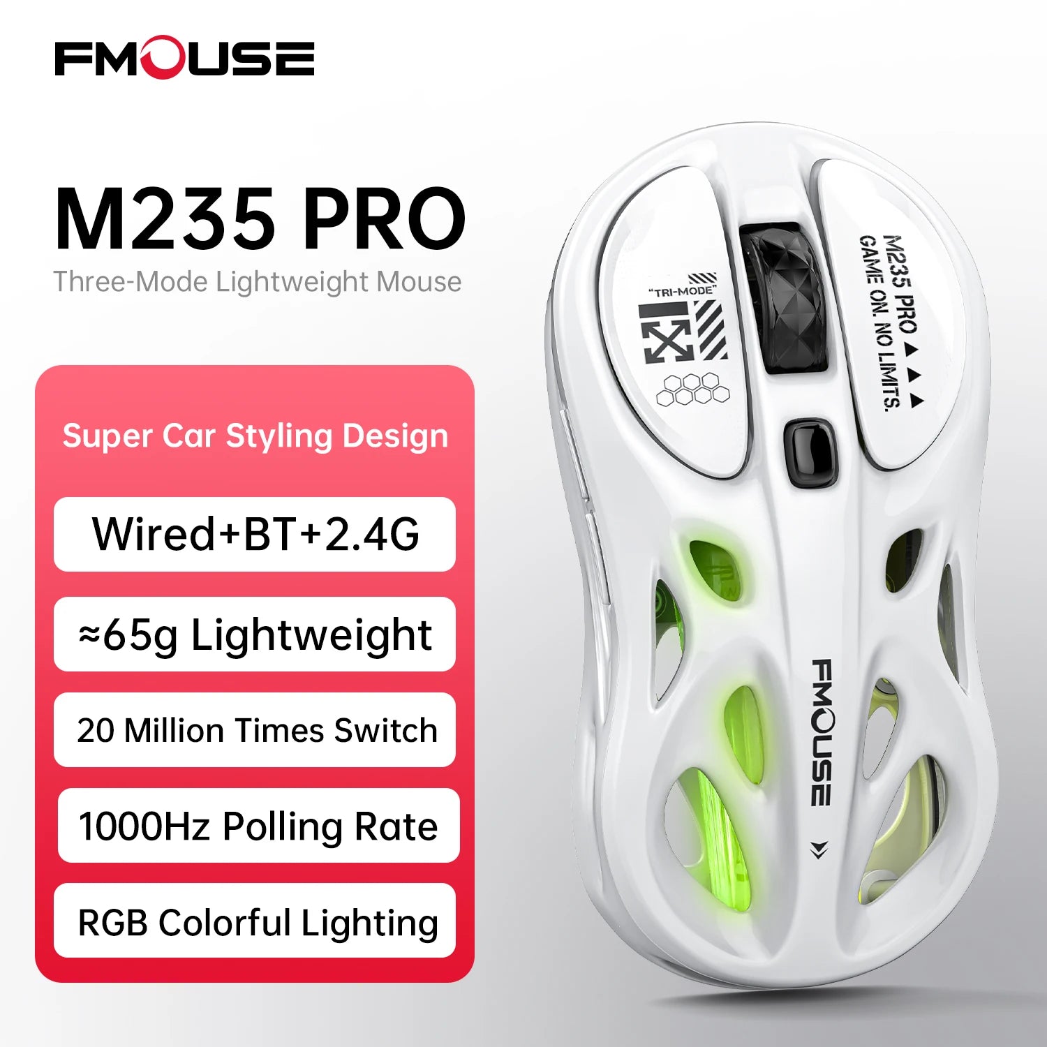 Tri-Mode RGB Gaming Mouse