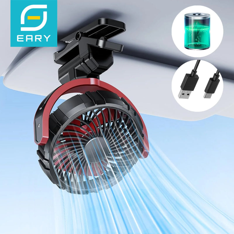 Rechargeable 900° Clip Fan