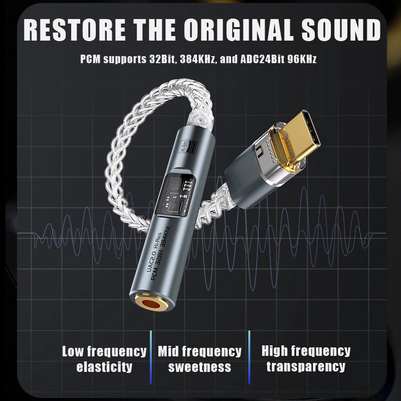 USB-C HiFi DAC Audio Adapter