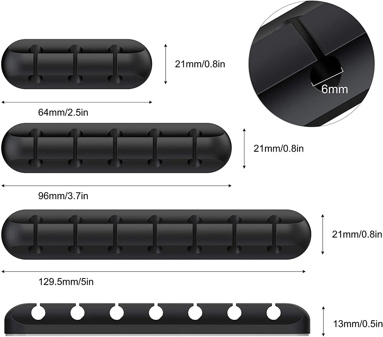 Silicone Desktop Cable Organizer
