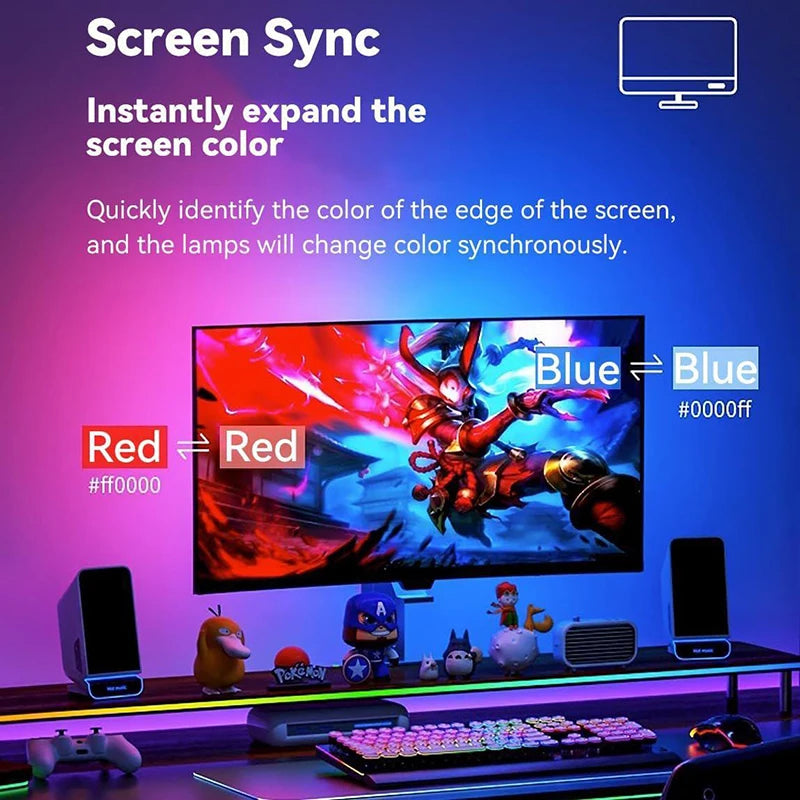 RGBIC Monitor Sync Backlight