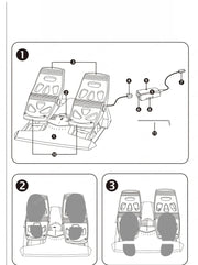 Professional Flight Rudder Pedals