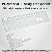 Transparent RGB Keyboard Keycaps