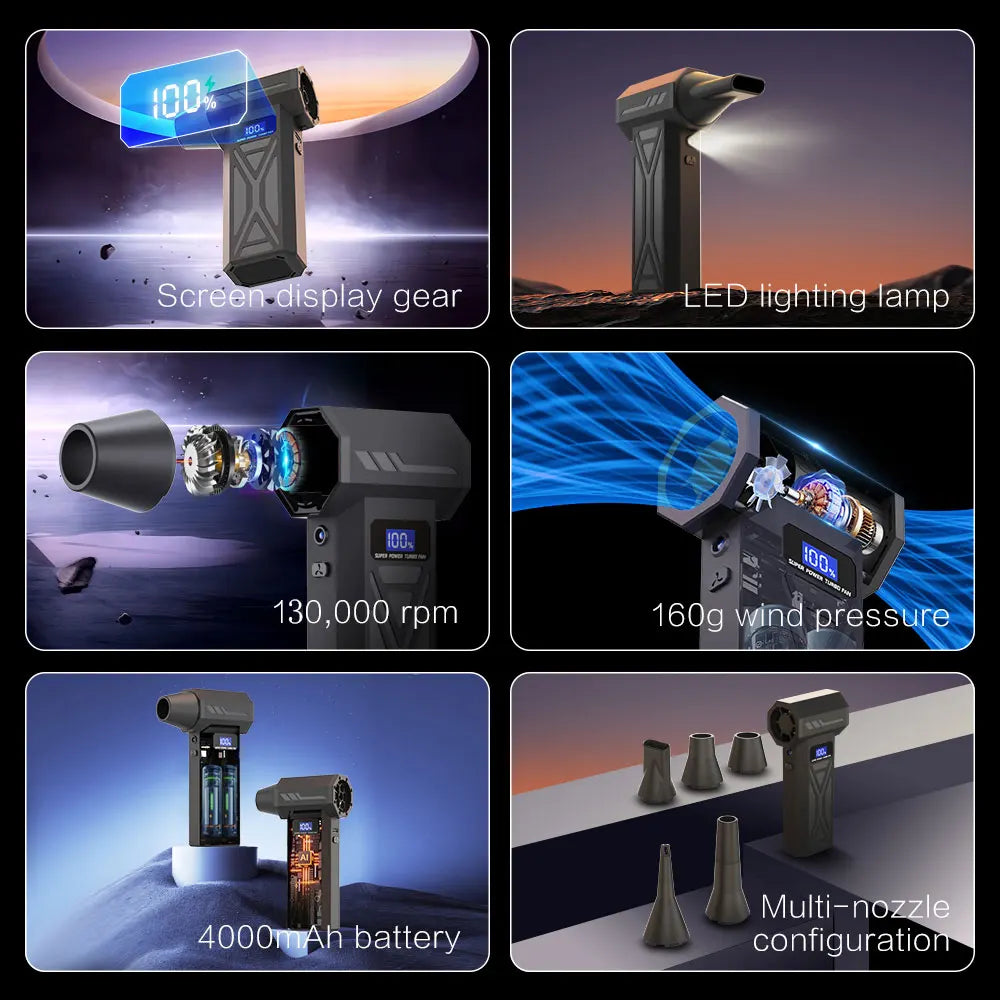 130000RPM Turbo Air Blower
