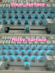 Transparent RGB Keyboard Keycaps