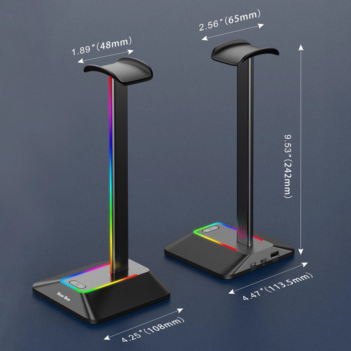 RGB Gaming Headphone Stand