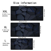 Geometric Non-Slip Gaming Mousepad