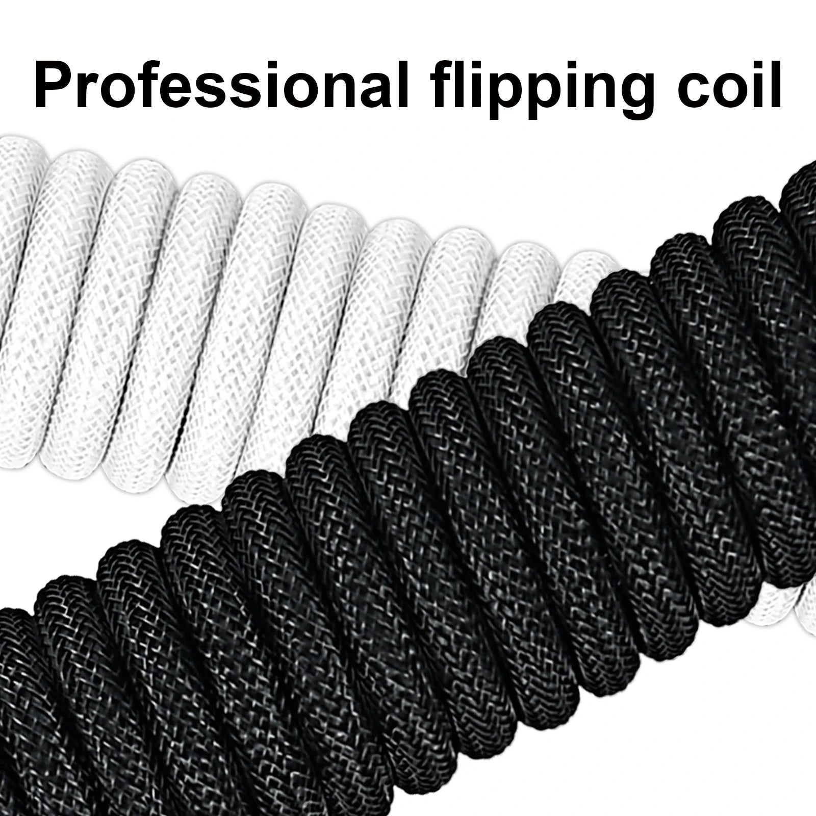 Coiled USB-C Keyboard Cable