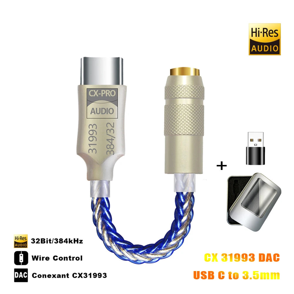 USB-C HiFi DAC Adapter