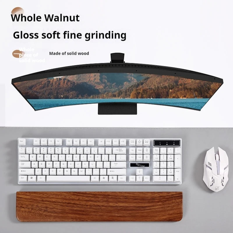 Walnut Keyboard Wrist Rest