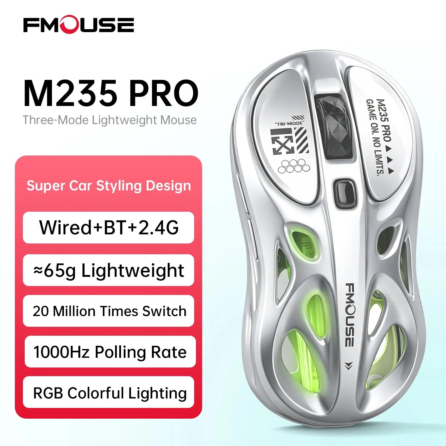 Tri-Mode RGB Gaming Mouse