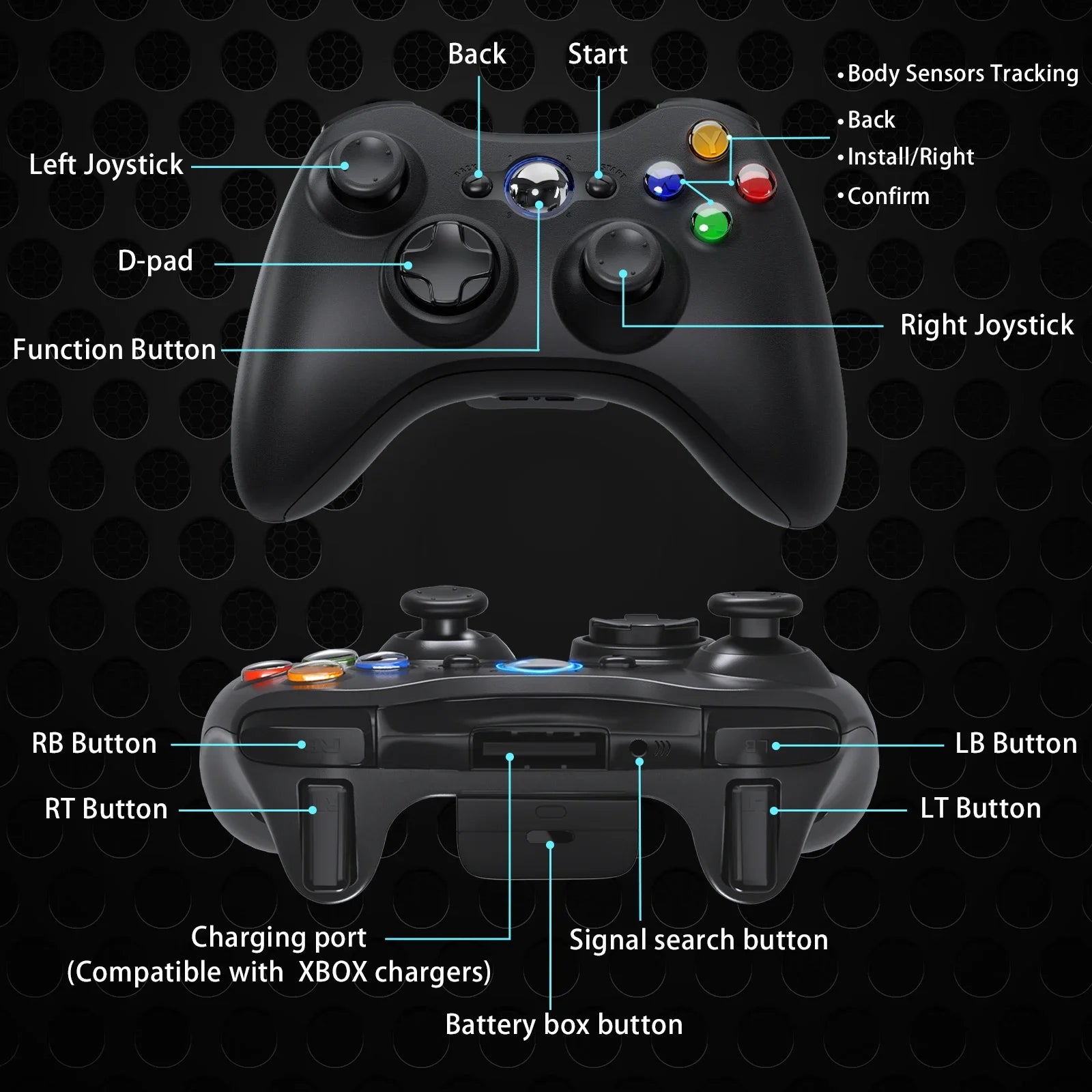 Wireless Xbox Gaming Controller