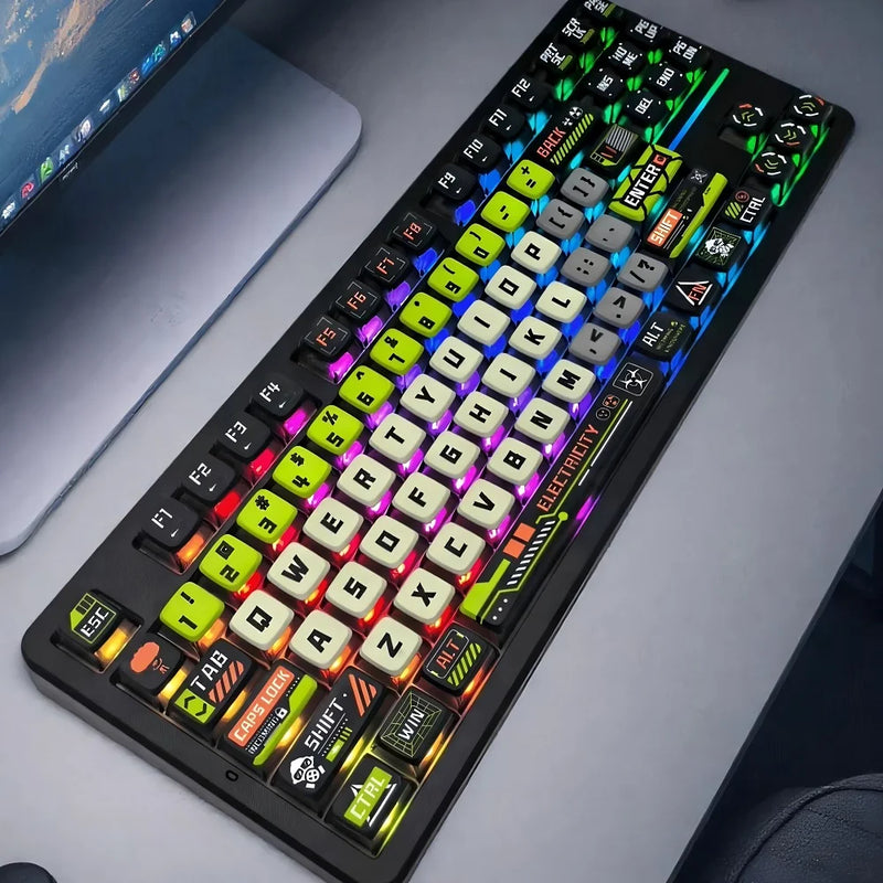 Transparent Pudding Keyboard Keycaps