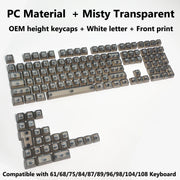 Transparent RGB Keyboard Keycaps