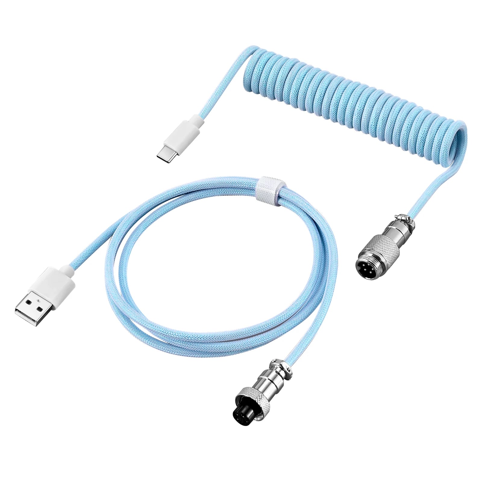 Coiled USB-C Keyboard Cable