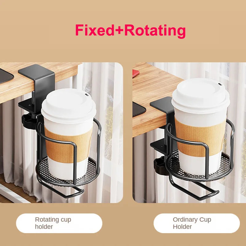 Rotating Cup Headphone Holder