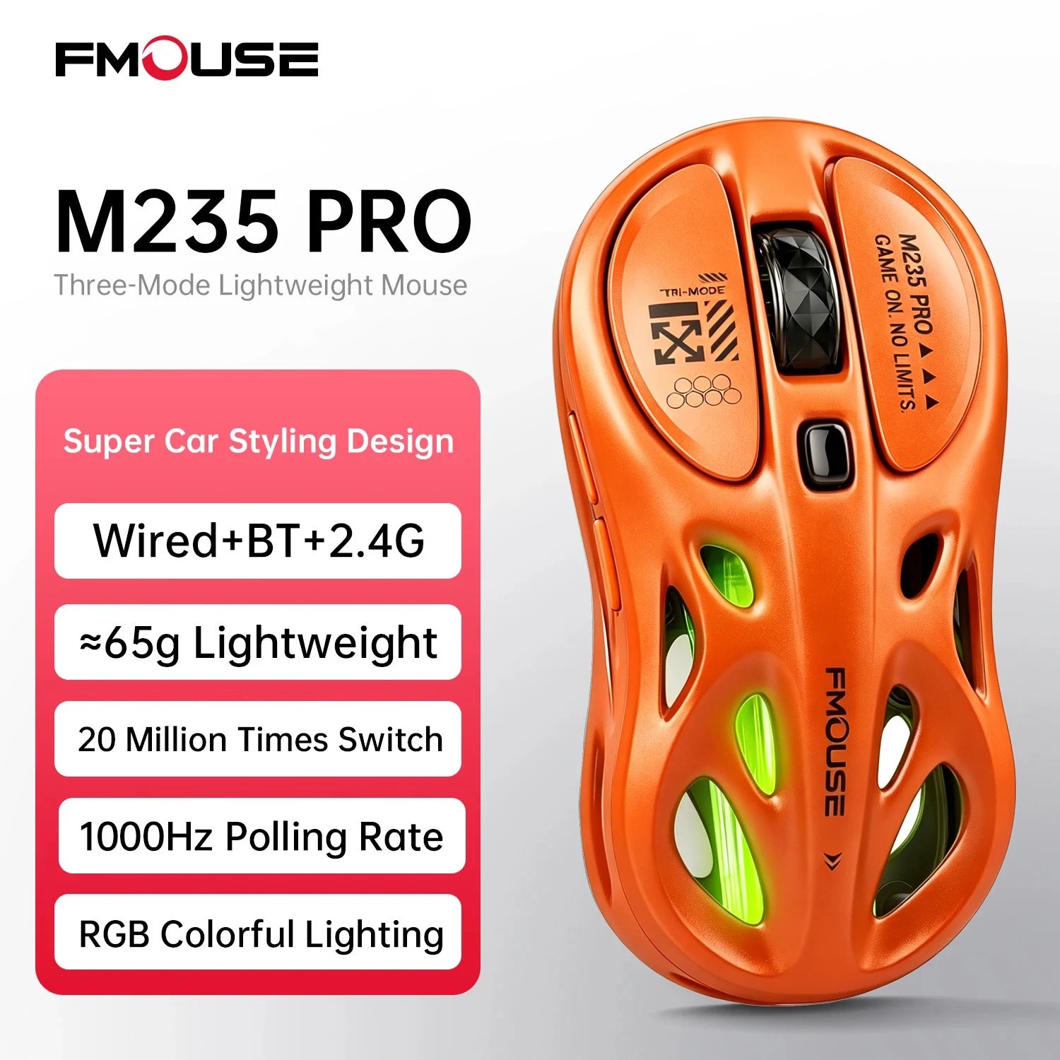 Tri-Mode RGB Gaming Mouse