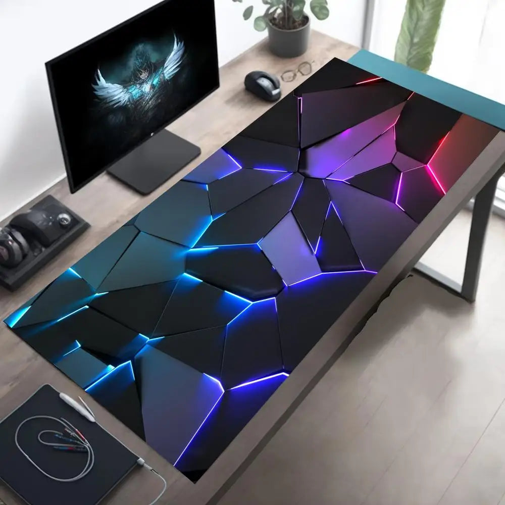 Geometric Non-Slip Gaming Mousepad