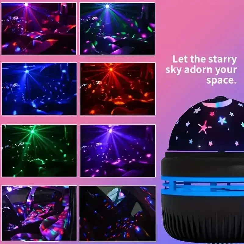 RGB Galaxy Star Projector