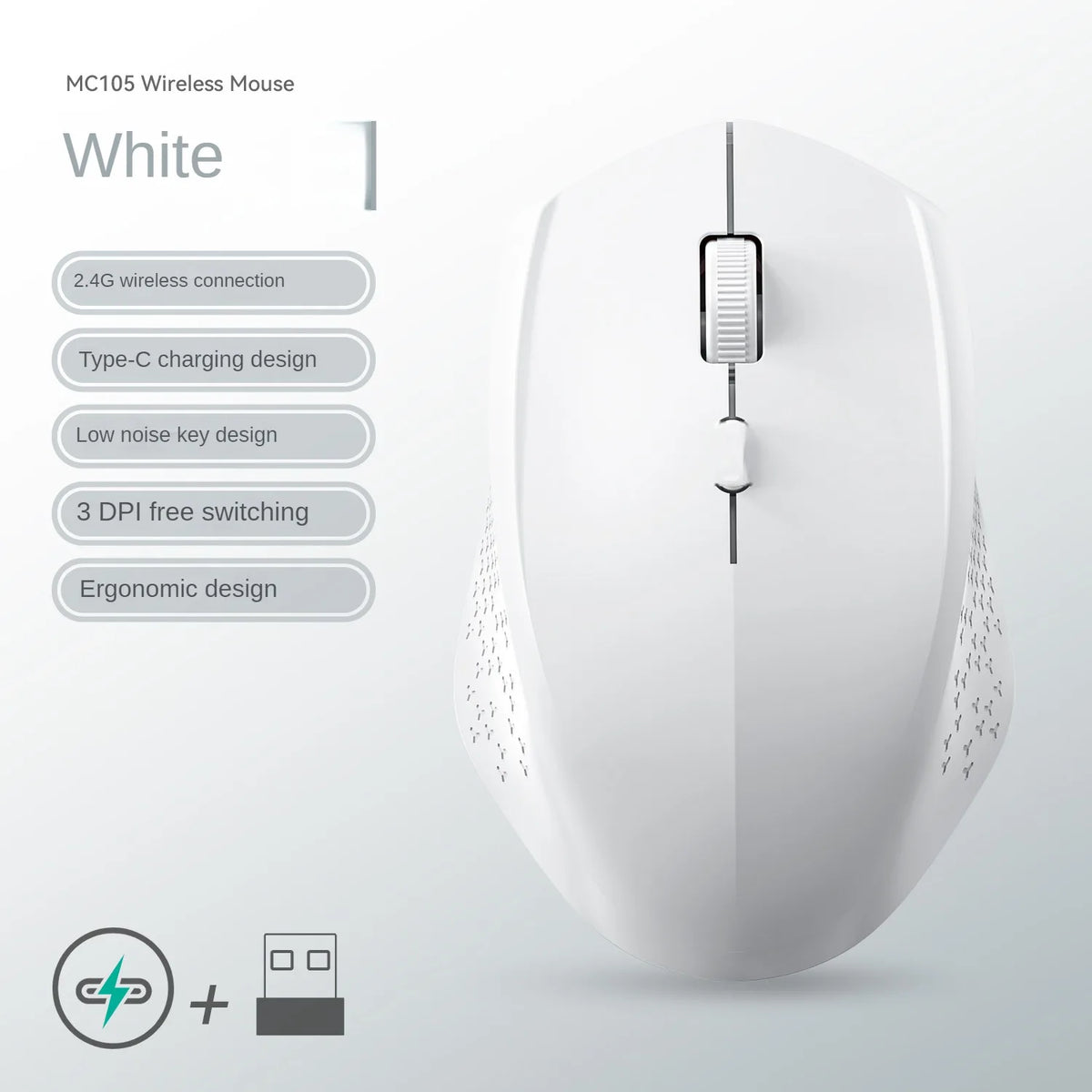 Silent Dual-Mode Wireless Mouse
