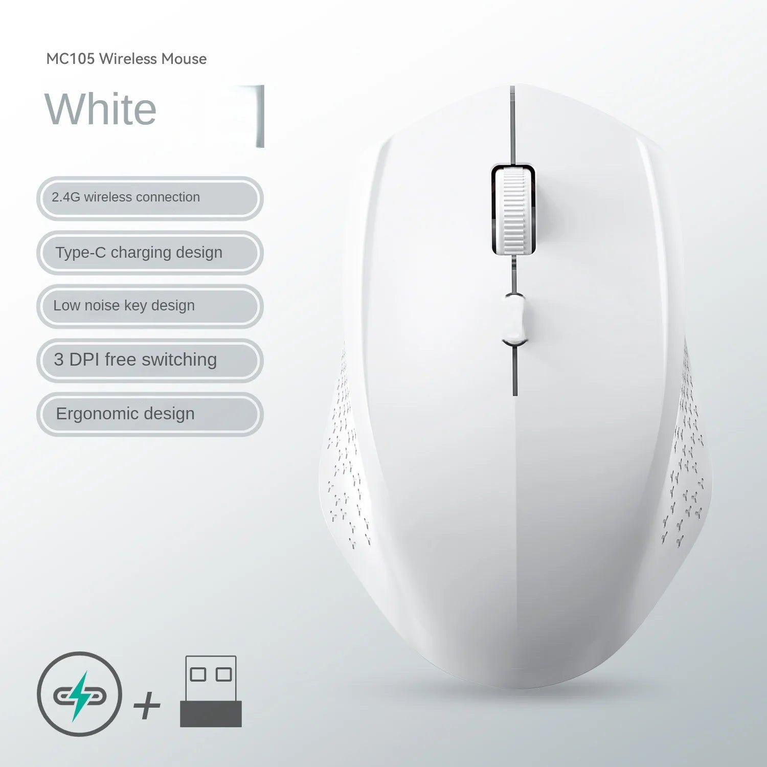 Silent Dual-Mode Wireless Mouse