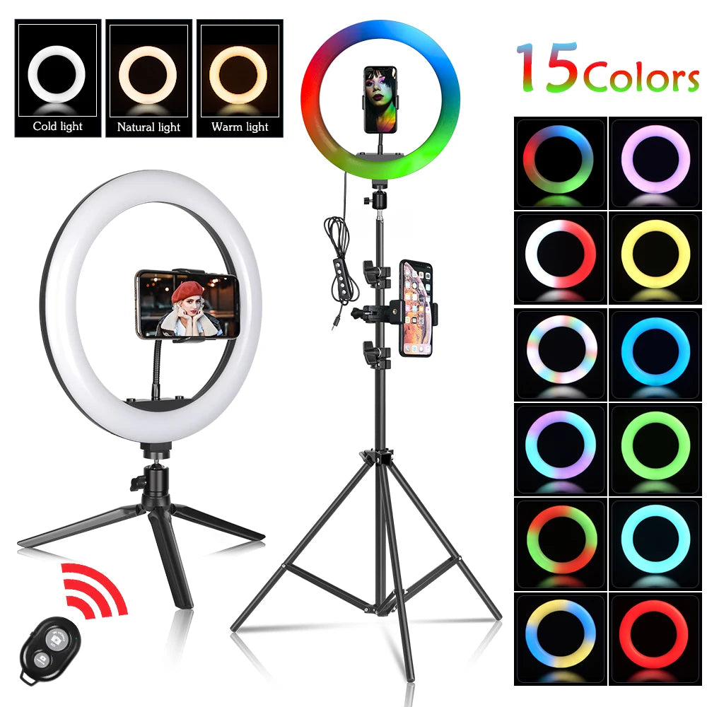 RGB Tripod Ring Light