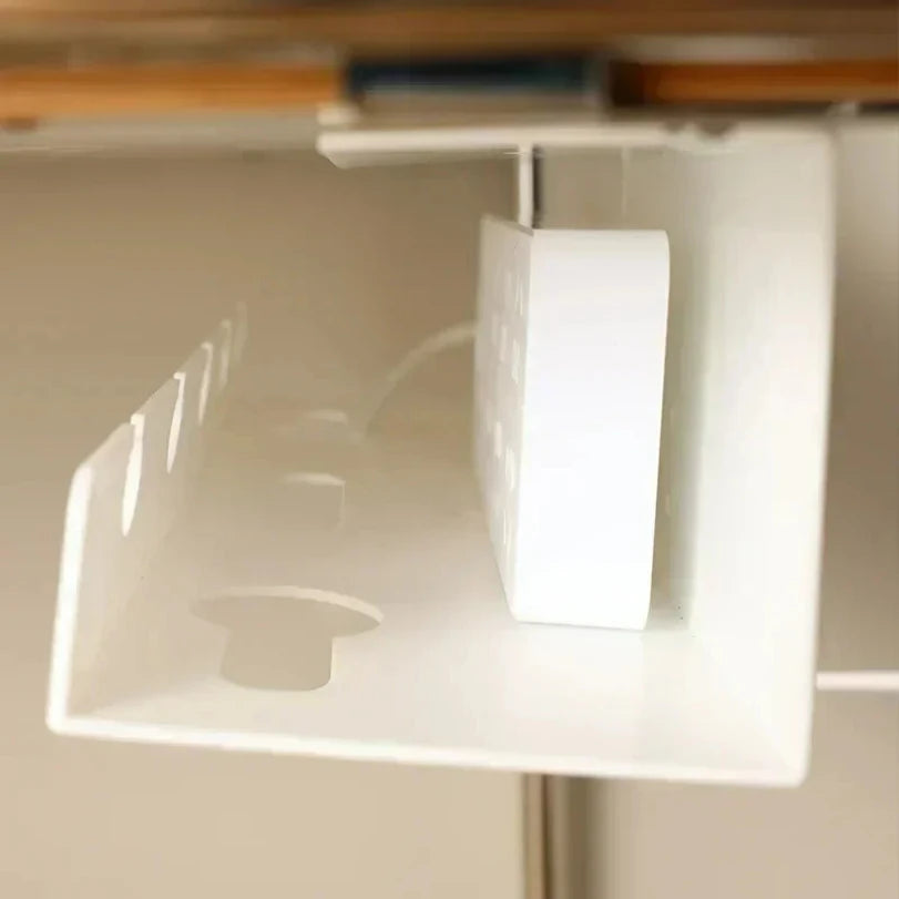 Clamp-On Under-Desk Cable Tray