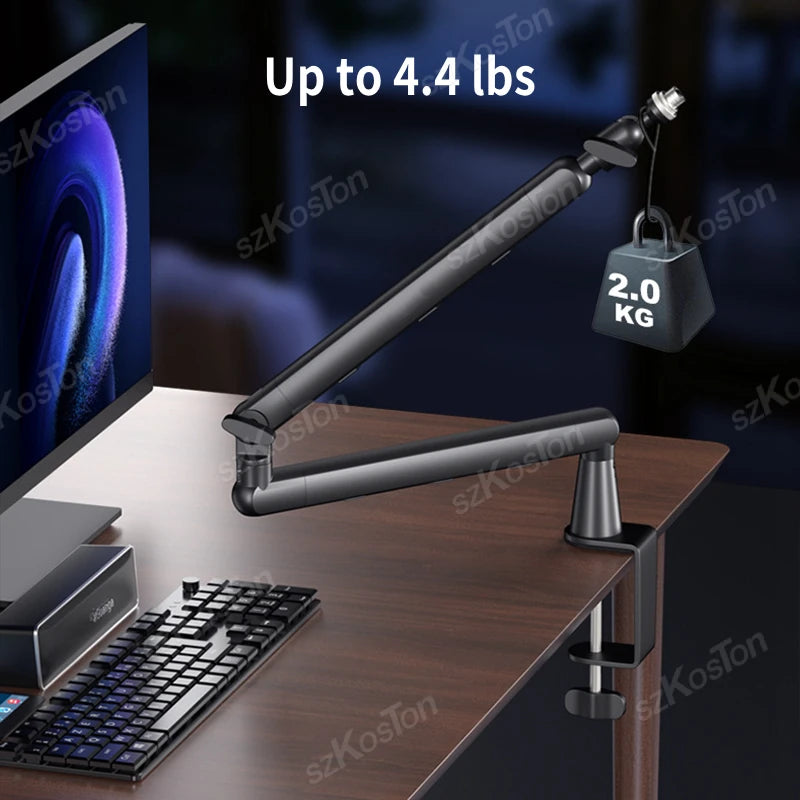 Low-Profile Microphone Boom Arm