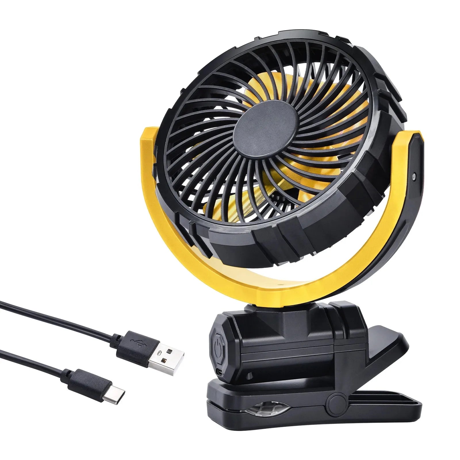 Rechargeable 900° Clip Fan
