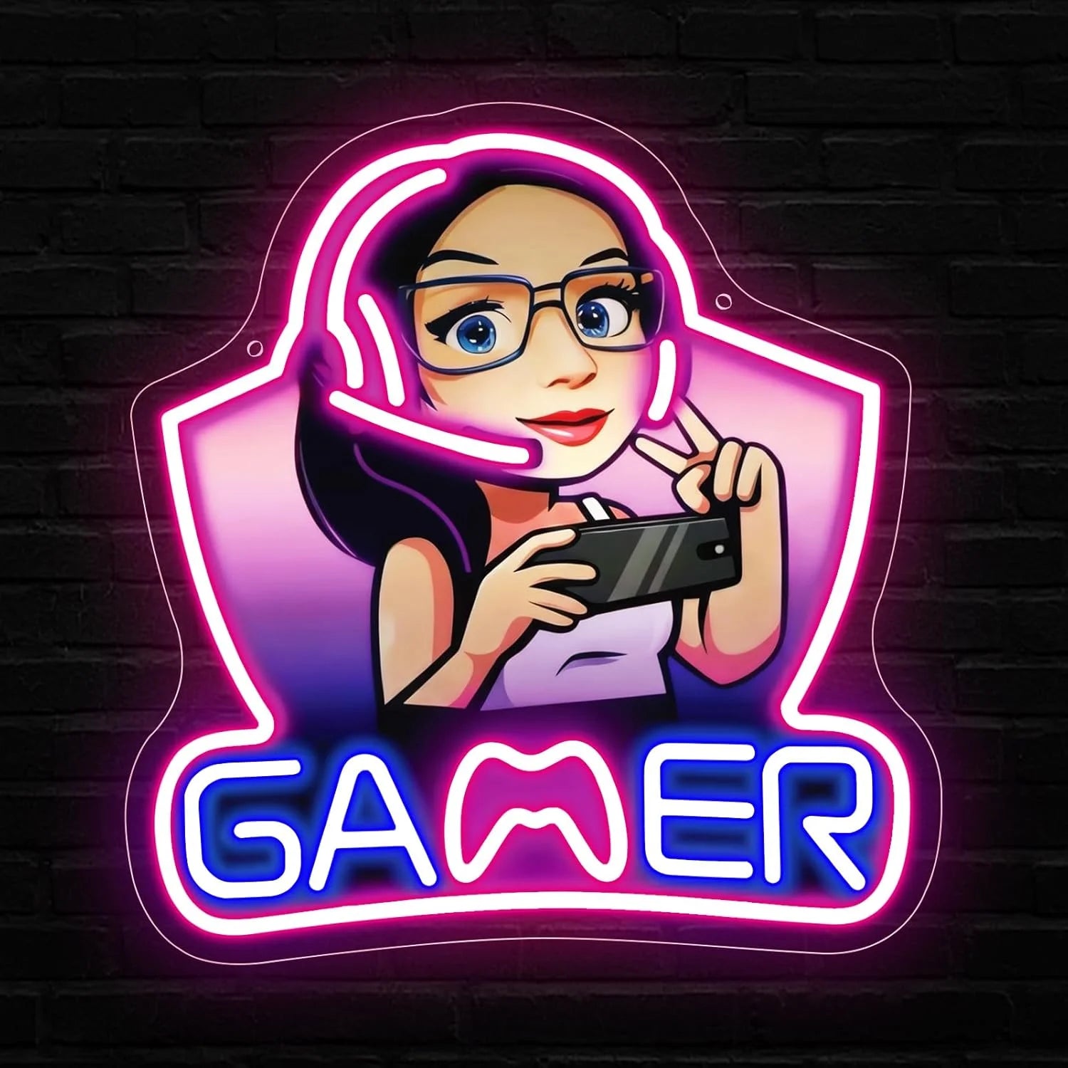 Game Controller Neon Sign