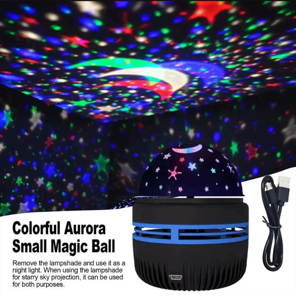 RGB Galaxy Star Projector