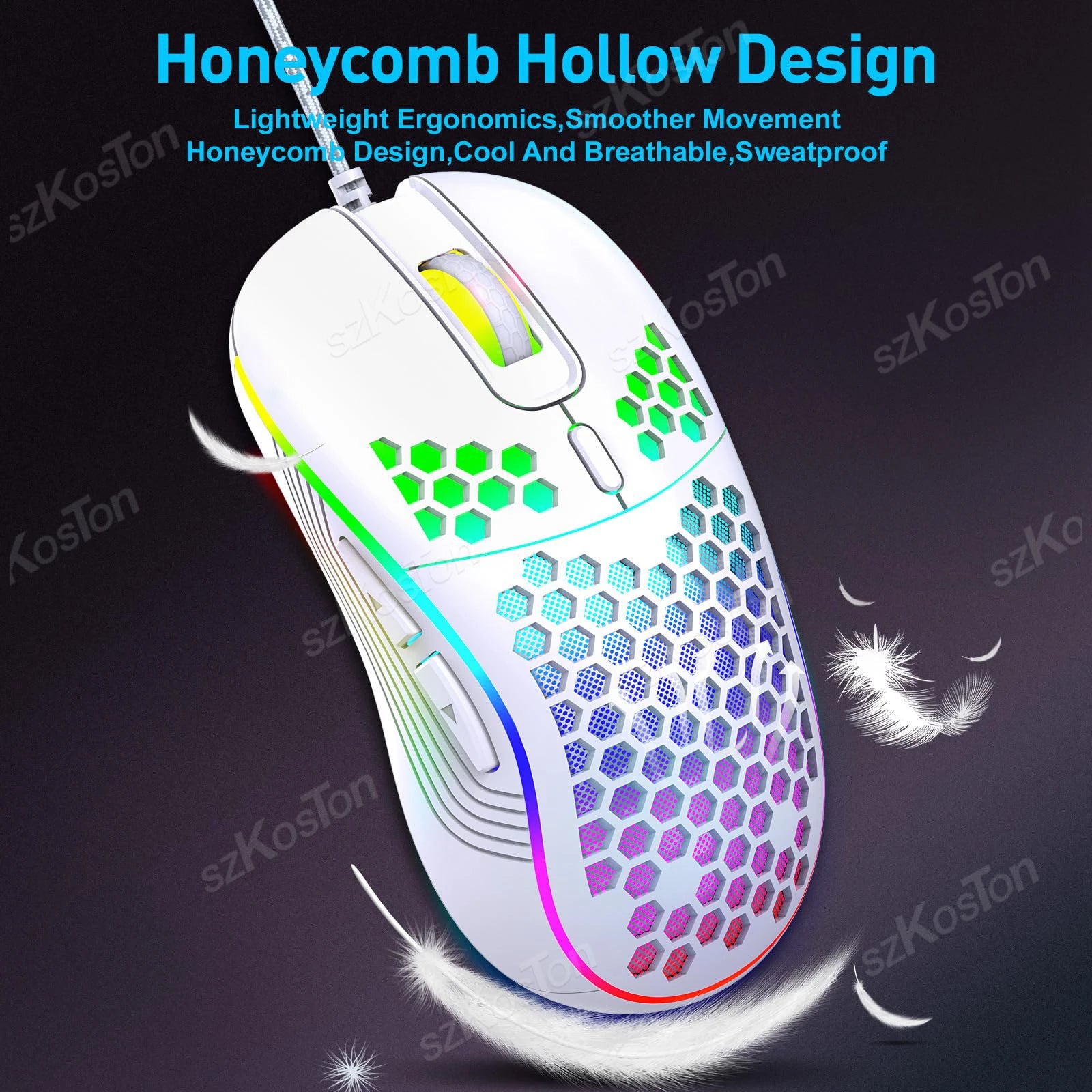 Honeycomb RGB Gaming Mouse