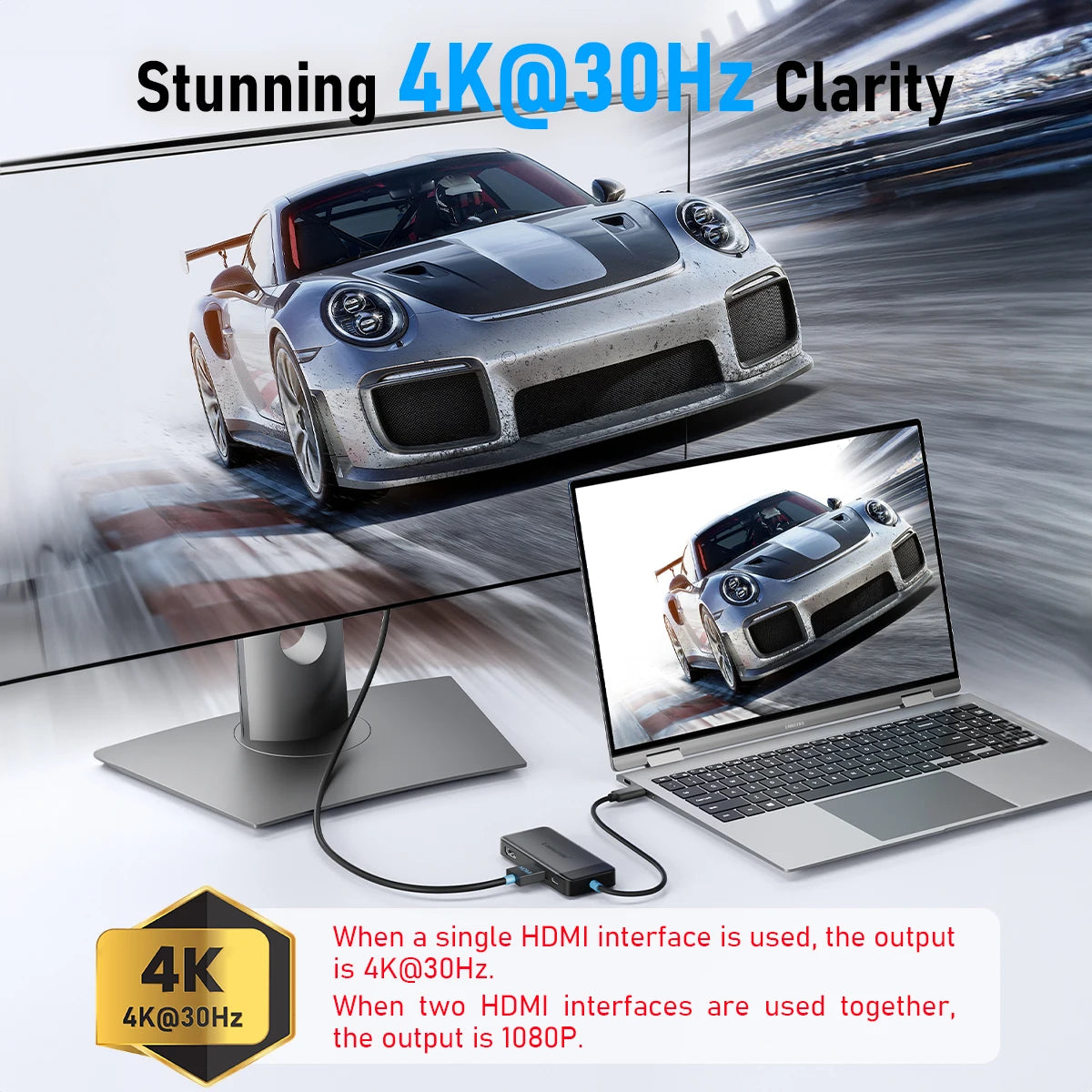 Lemorele 6-in-1 USB-C Hub
