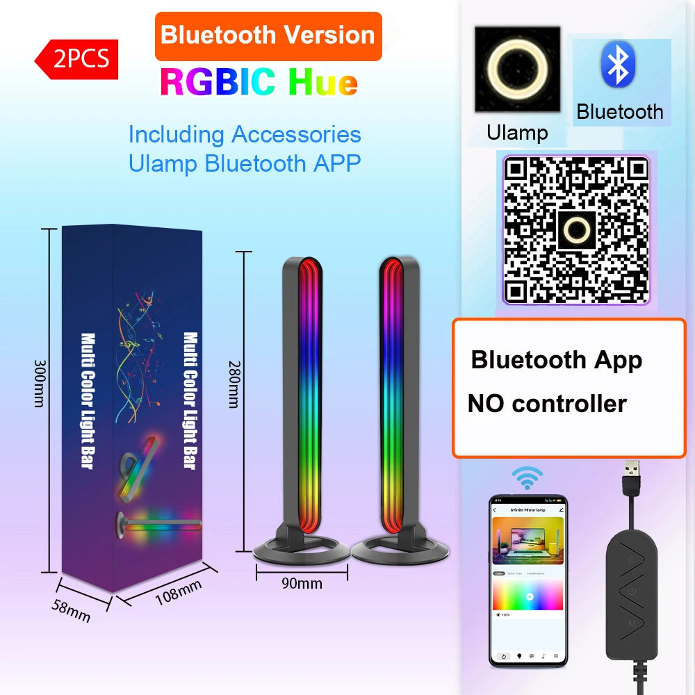 RGBIC Music Light Bars