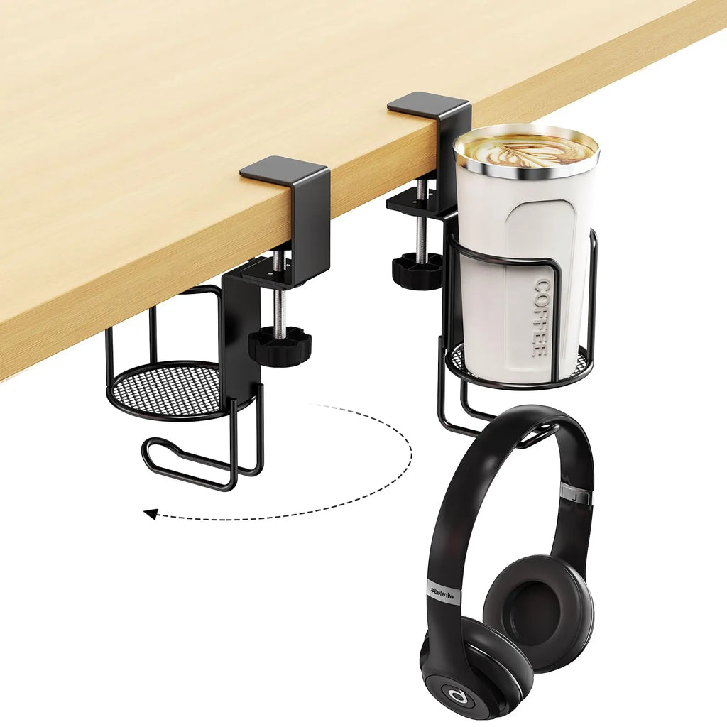 Rotating Cup Headphone Holder
