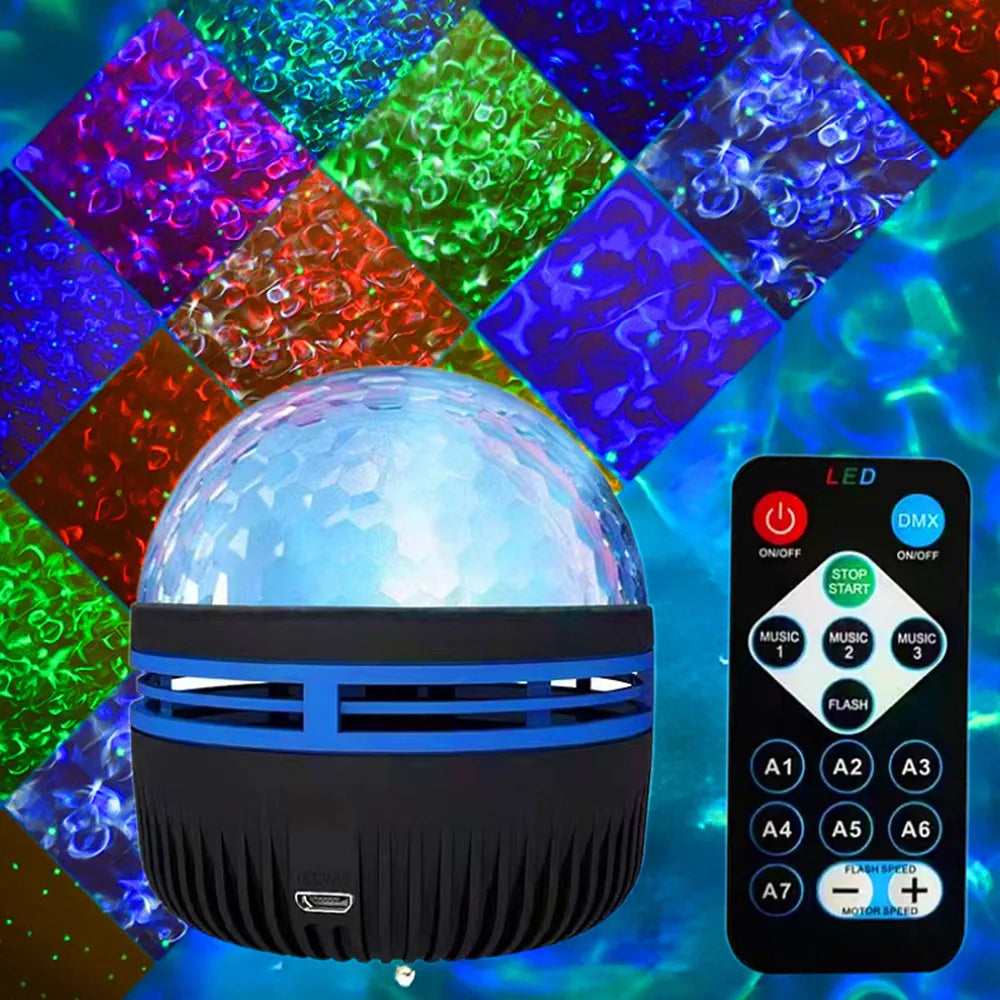 RGB Galaxy Star Projector