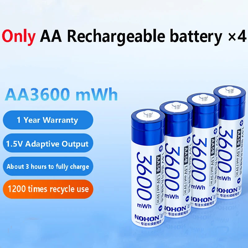 Rechargeable AA AAA Batteries